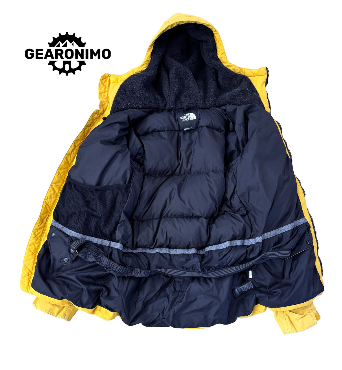 THE NORTH FACE Yellow Pallie Down Jacket - Women's Small