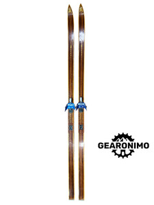 Bonna wood cross country Skis (model 2400 With Wax)
