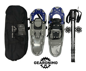 Emory Peak traverse 825 snowshoes with poles