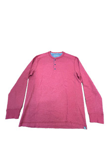 Eddie Bauer long sleeve 1/4 button up Mens Med