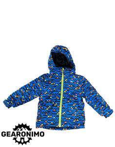 Tresspass kids snow jacket (Blue and Green)