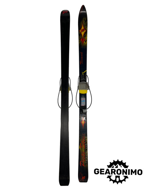 K2 piste stinx Telemark axis with Rainey Designs bindings - 170cm