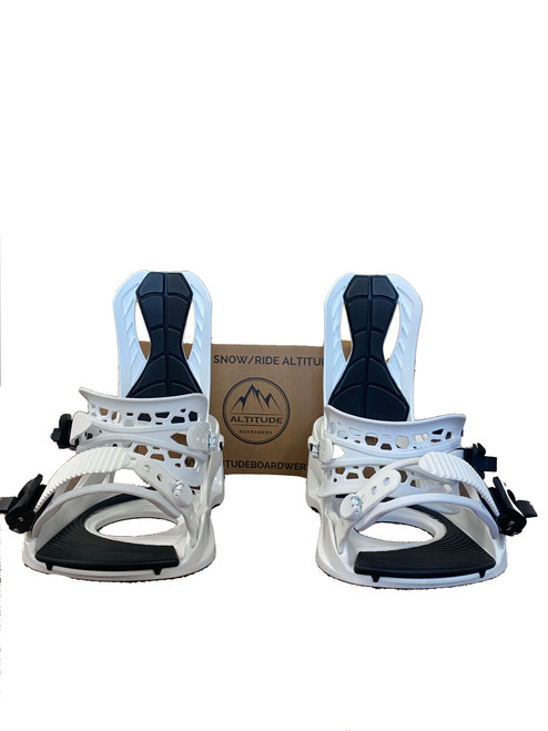 Altitude Boardwerx Bindings White/Black LG/XL