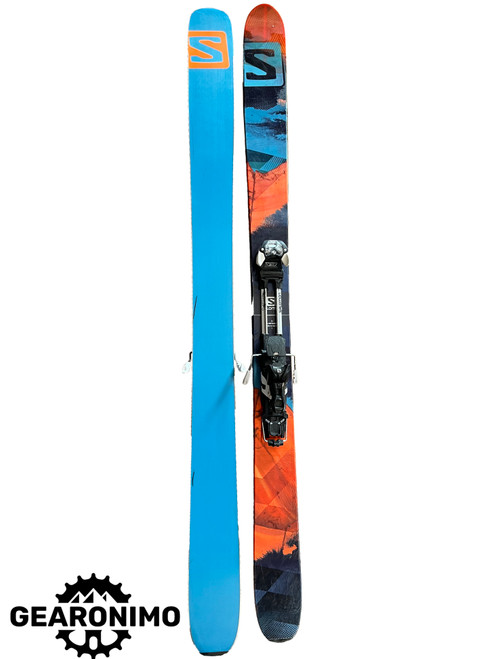 Salomon Q 115 Skis With Salomon Guardian 13 Backcountry Bindings -188cm