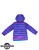 Tresspass kids snow jacket (purple Stripe)