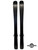 Salomon QST Spark JR Ski with Salomon L5 Binding - Multiple Sizes Available