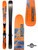 Salomon QST Spark JR Ski with Salomon L5 Binding - Multiple Sizes Available