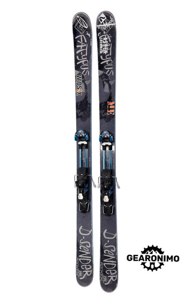 Fatypus D-sender Rocker Skis with Salomon guardian 16 frame bindings - 194cm Fatypus D-sender Rocker Skis with Salomon guardian 16 frame bindings - 194cm