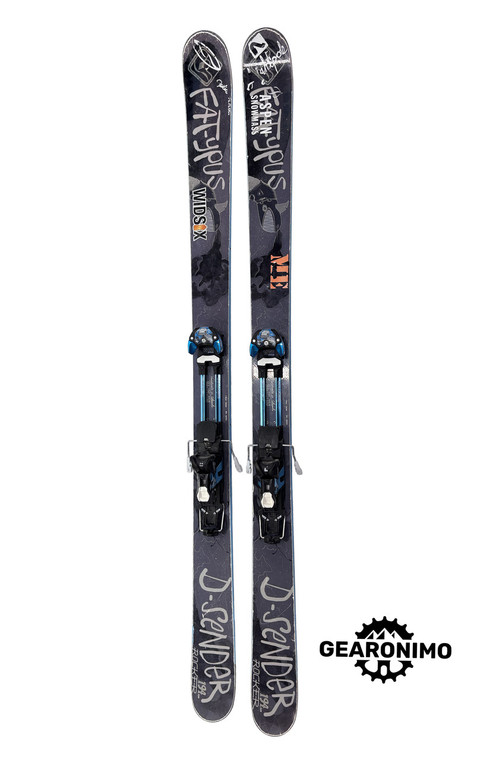Fatypus D-sender Rocker Skis with Salomon guardian 16 frame bindings - 194cm