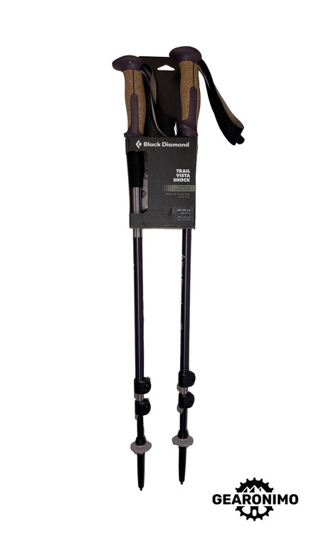 Black Diamond Trail Vista Shock Trekking Poles - 100cm – 140cm