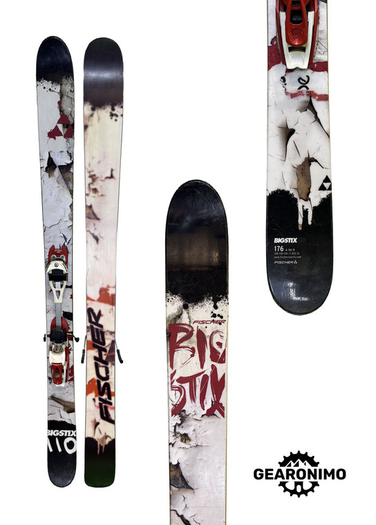 Fischer BIGSTIX 110 Skis With Diamir Freeride Pro Frame Bindings - 176cm