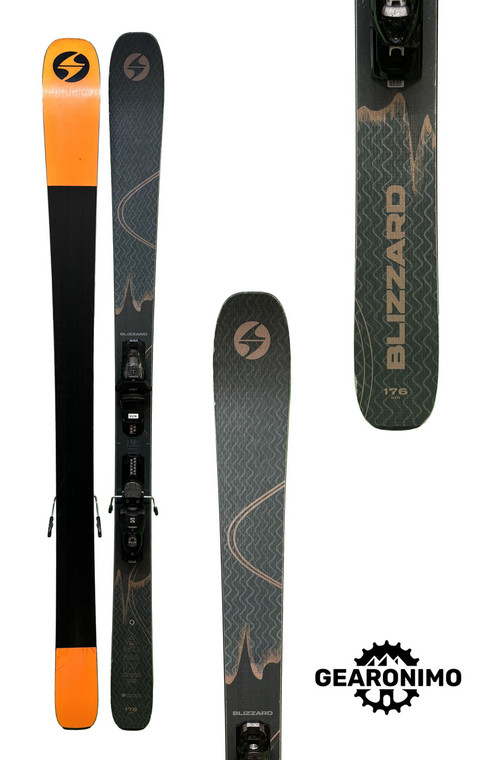 2025 Blizzard Anomaly 94 Skis With Salomon M11 Bindings - 176cm
