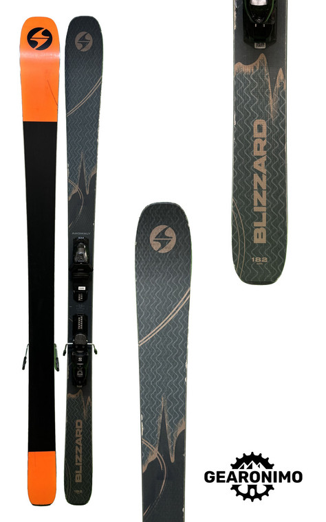 2025 Blizzard Anomaly 94 Skis With Salomon M11 Bindings - 182cm