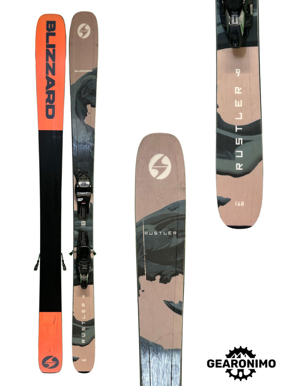Blizzard Rustler 96 (2027) Skis With Marker TCX 11 Bindings - 168cm (C)