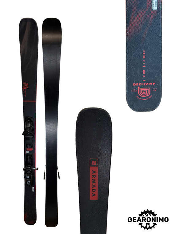 Armada Declivity 88 with Armada 11 bindings - 160cm