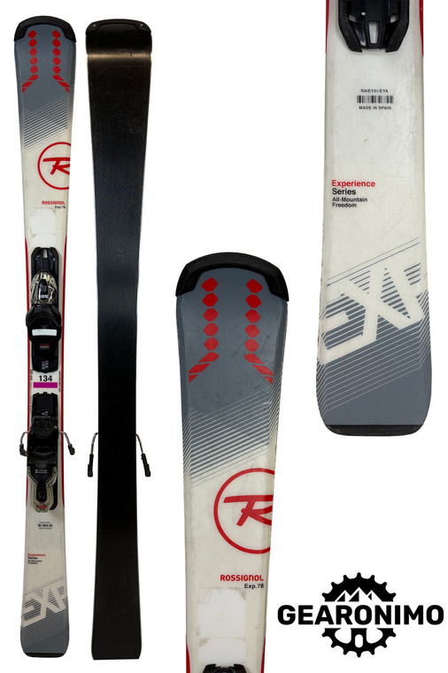 Rossignol Exp 78 Skis With Look Express 10 Bindings
