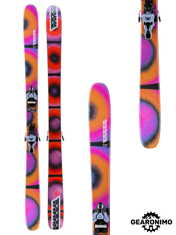 K2 Omen Team Skis With Armada Strive 12 Bindings - 177cm