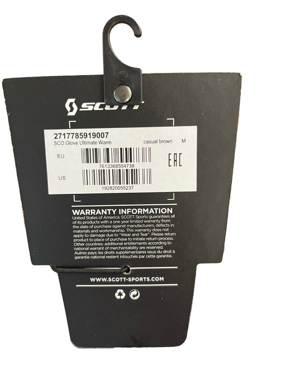 Scott Ultimate Warm Gloves (Med, L, XL)