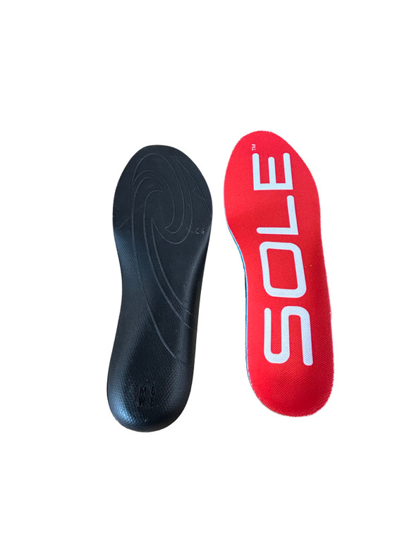 SOLE Med Red size Mens 6 Wns 8