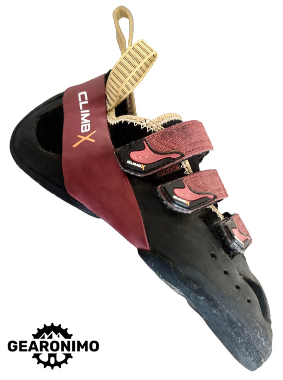 Climb X Rock-It NLV Women’s Strap Climbing Shoe Size: 38 EU