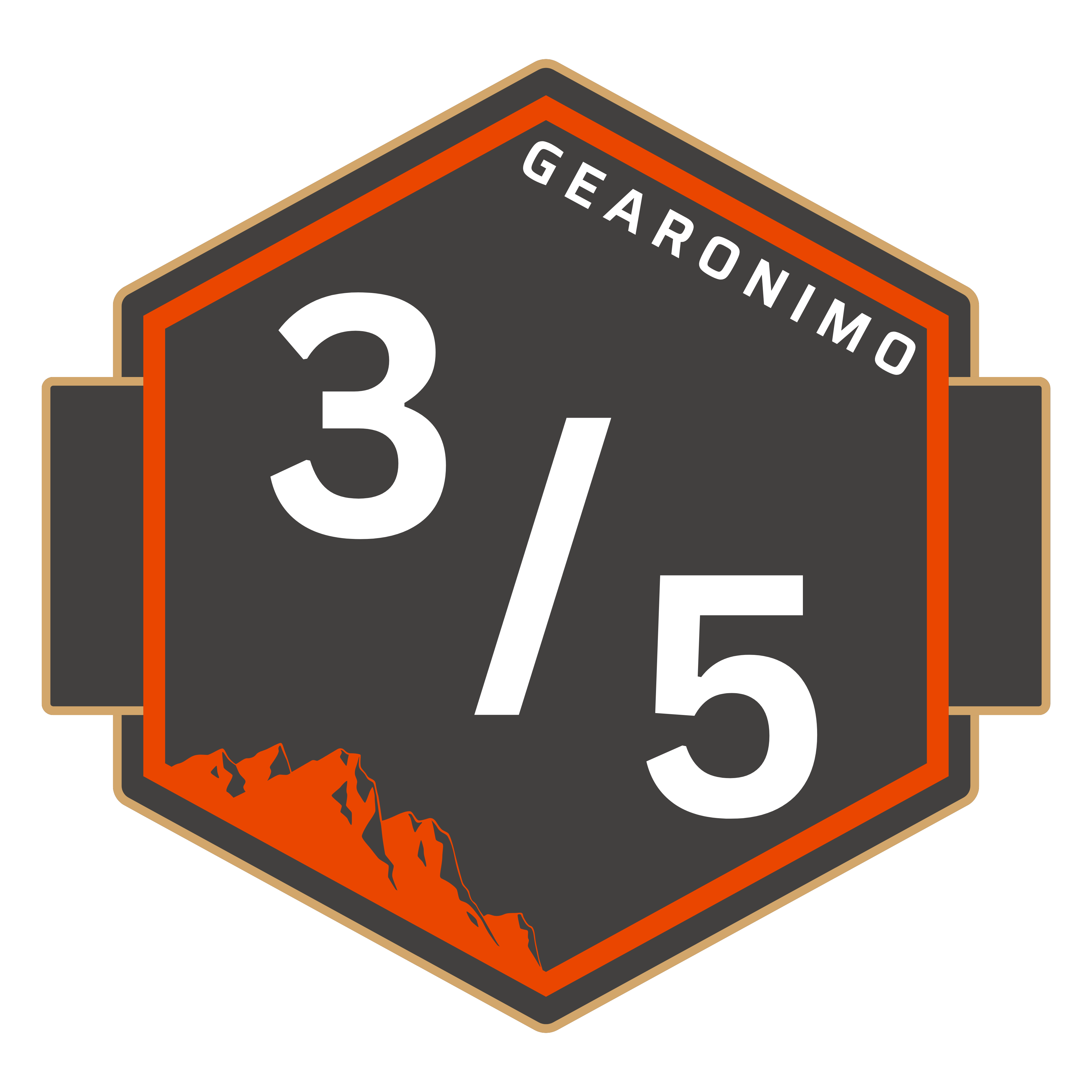 Gearonimo 3 out of 5 condition rating badge