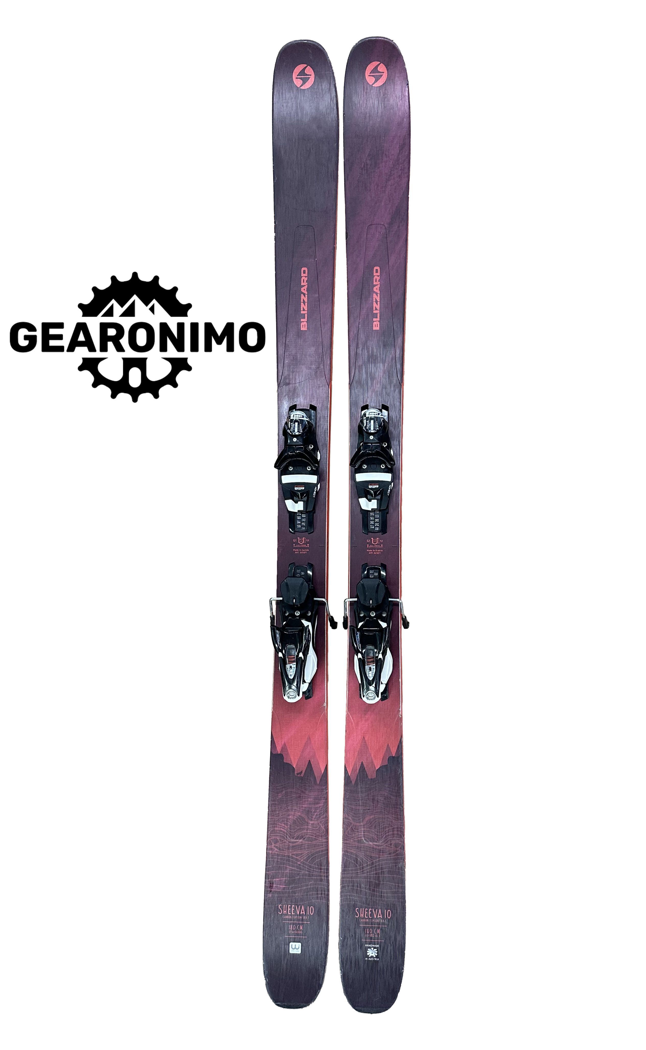 ブリザード　sheeva 104 165cm look spx12 Blizzard Sheeva 10 Skis With Look SPX12 Bindings -180cm