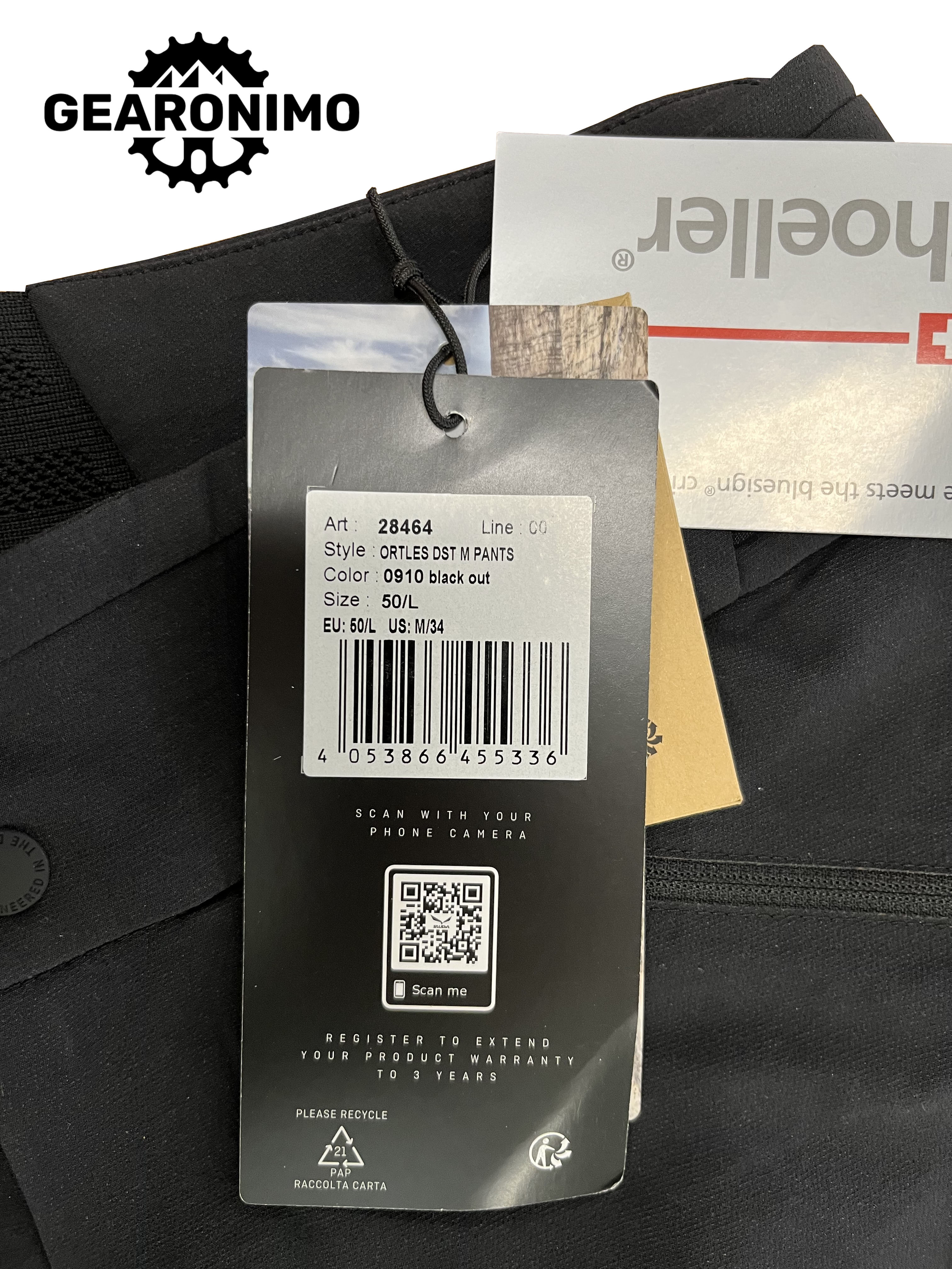 Salewa Ortles Durastretch Pant Men - US L