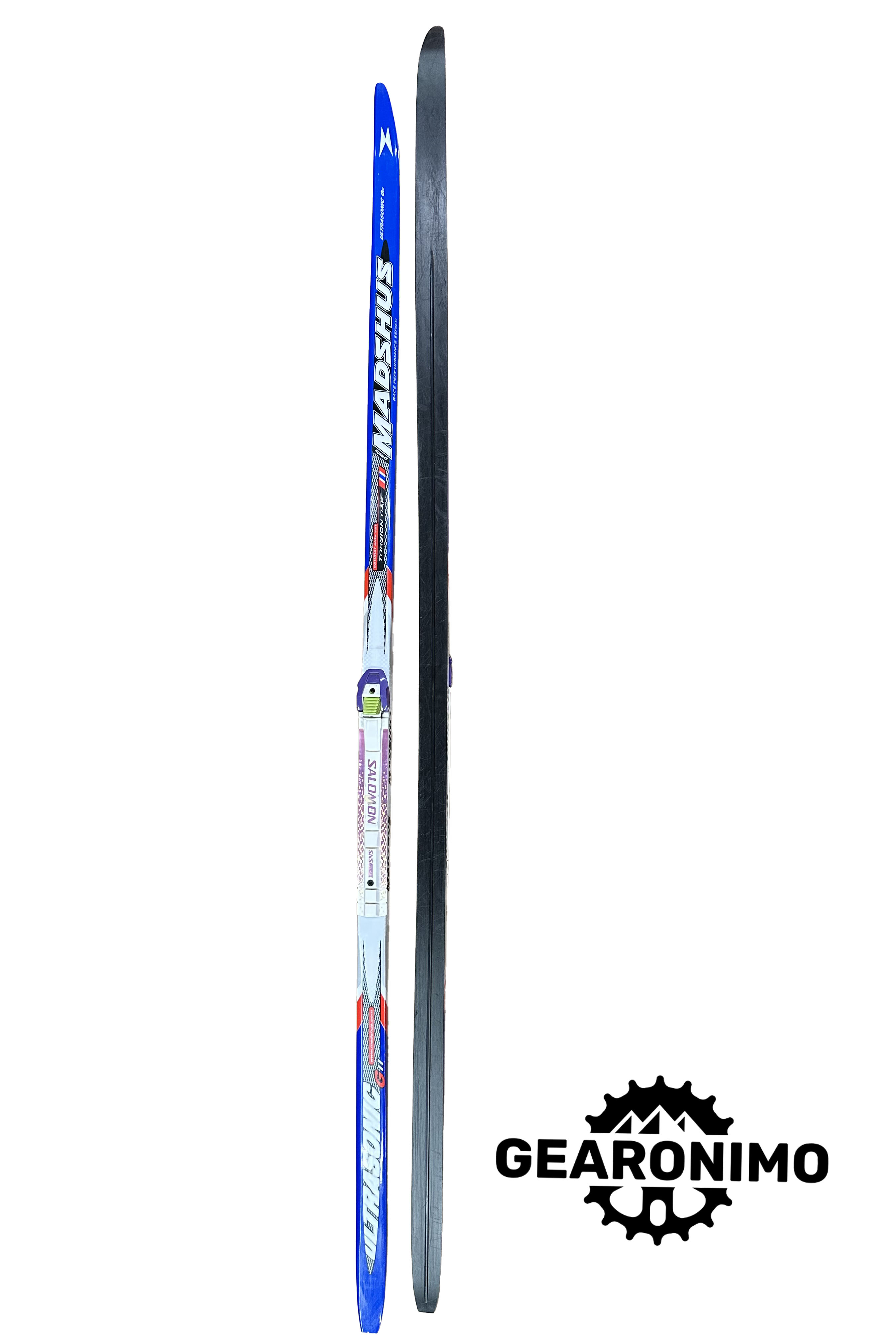 Madshus Ultrasonic G11 Cross Country Ski With Salomon SNS Bindings