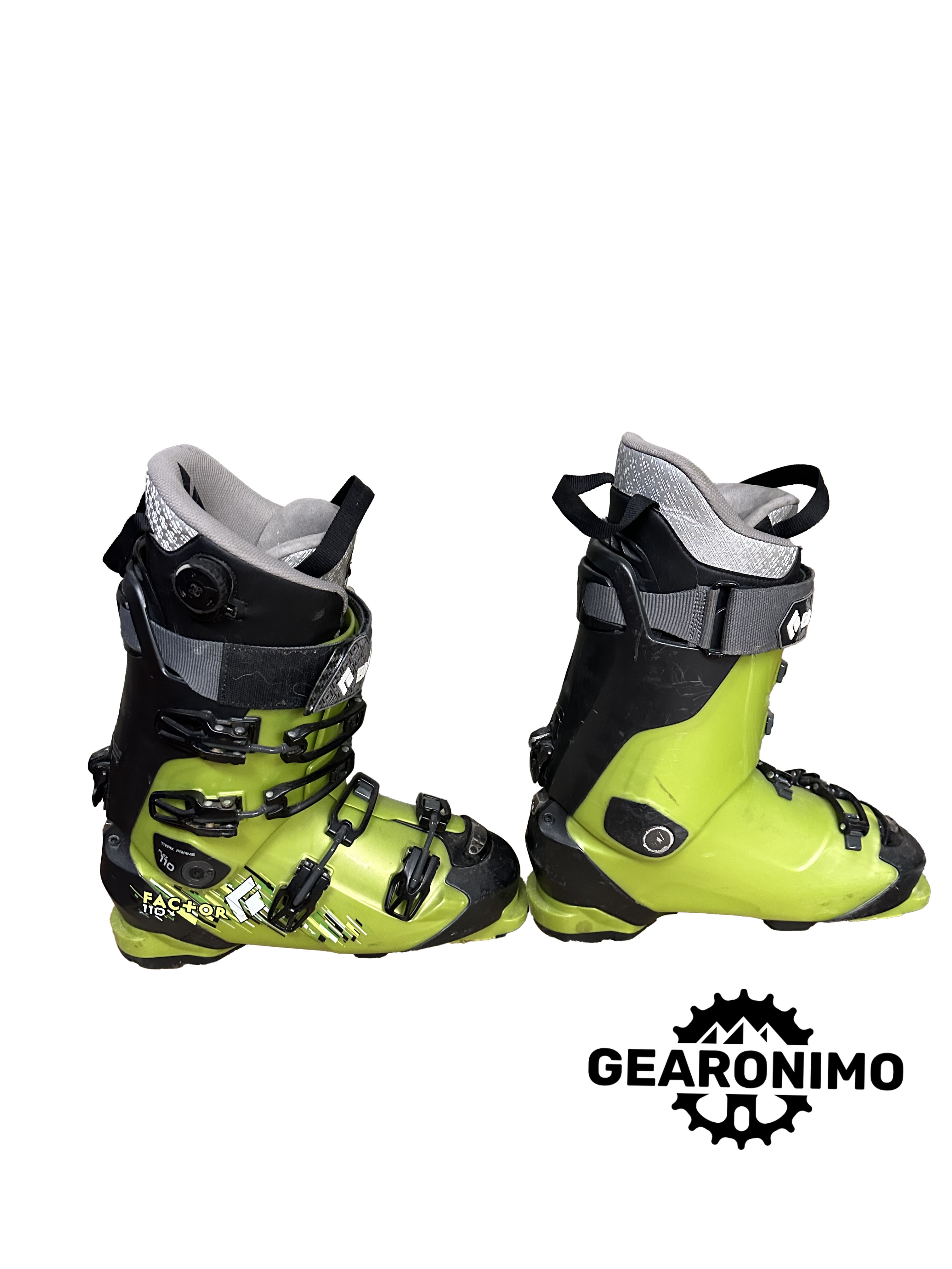 Black Diamond Factor 110 ski boots - sz 10 Mens