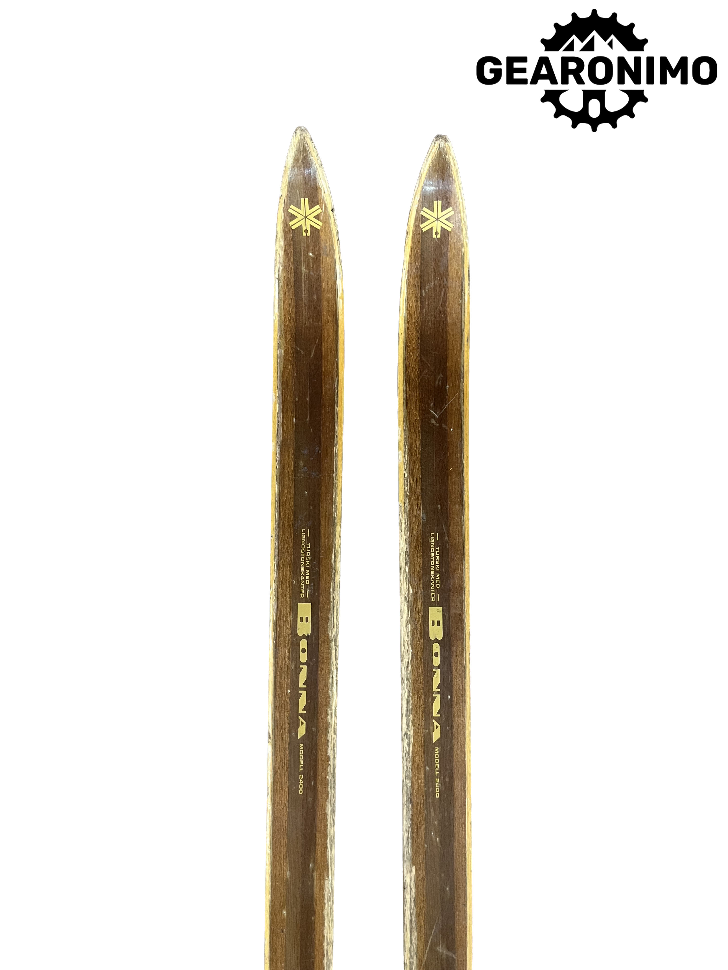 Bonna Wood Cross Copuntry Skis (Model 2400 Wooden Skis)
