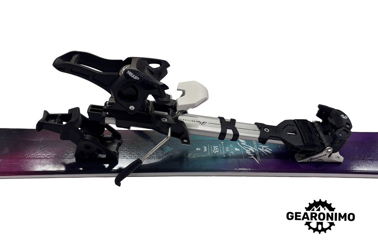 K2 Luvboat 105 Skis With Tyrol Ambition Frame Bindings - 163cm