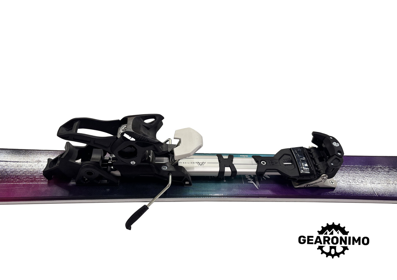 K2 Luvboat 105 Skis With Tyrol Ambition Frame Bindings - 163cm