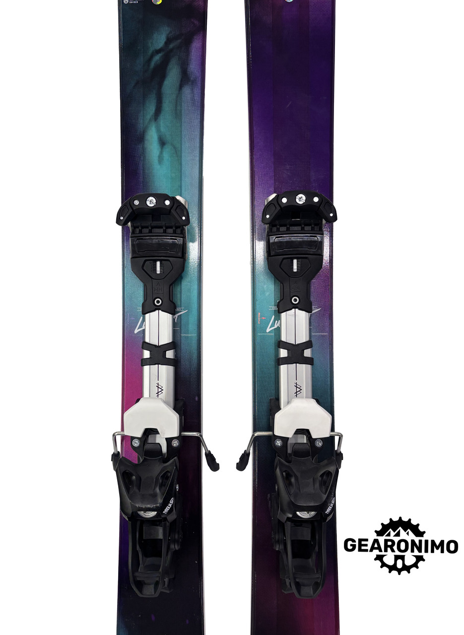 K2 Luvboat 105 Skis With Tyrol Ambition Frame Bindings - 163cm