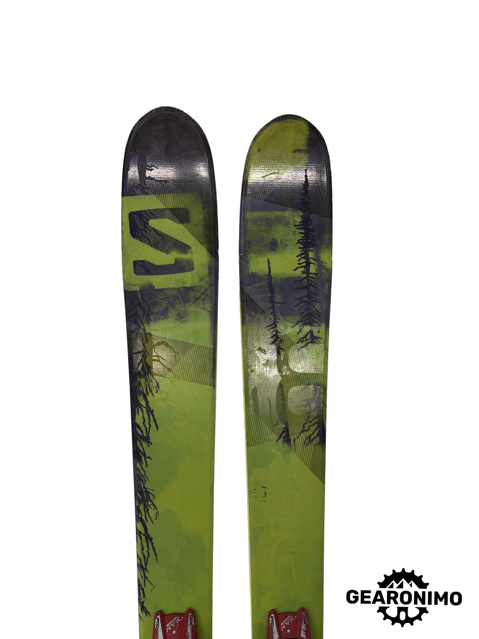 Salomon Labs with Diam Freeride Frame Bindings - 190cm