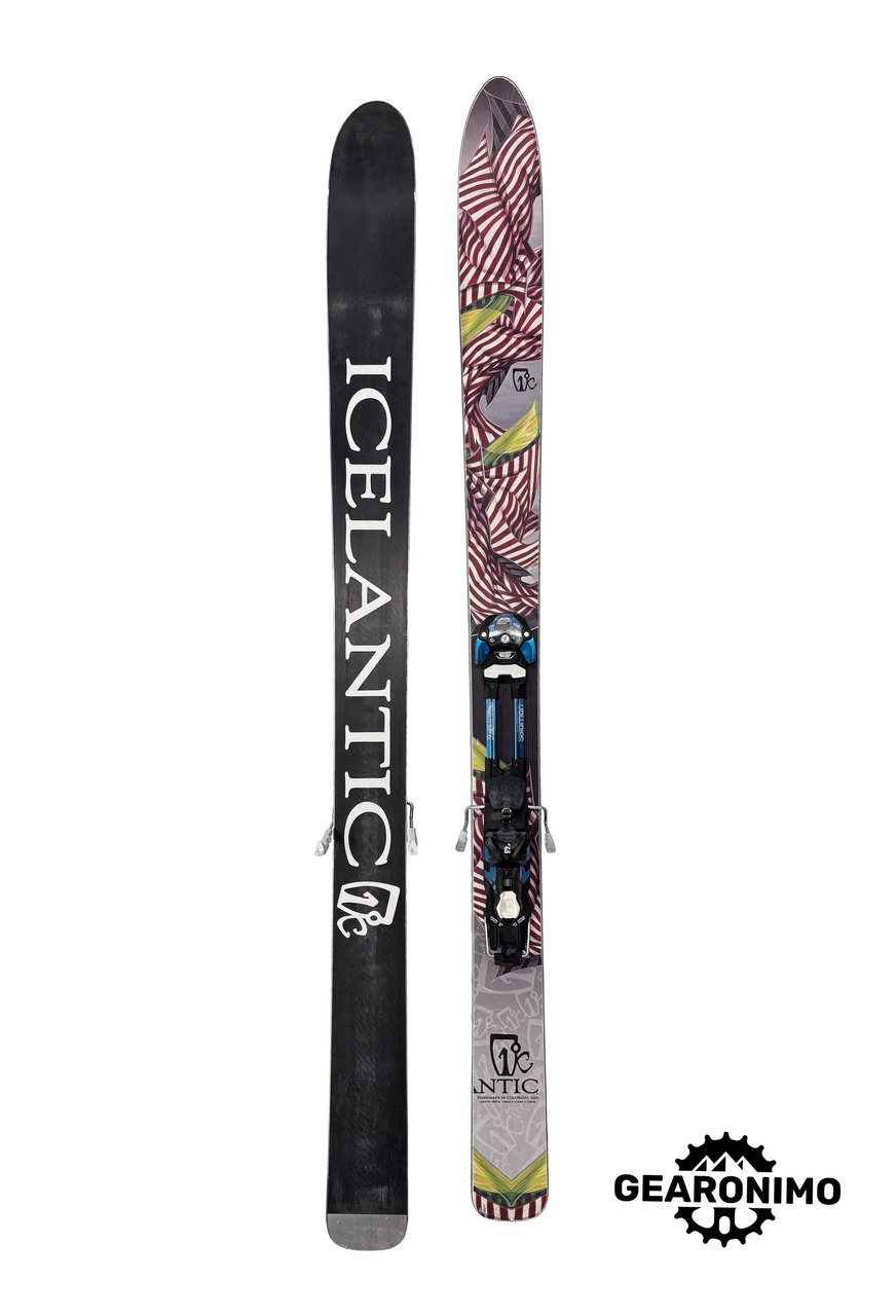 Icelandic Seeker Skis with Salomon Guardian 16 Frame Bindings - 180cm