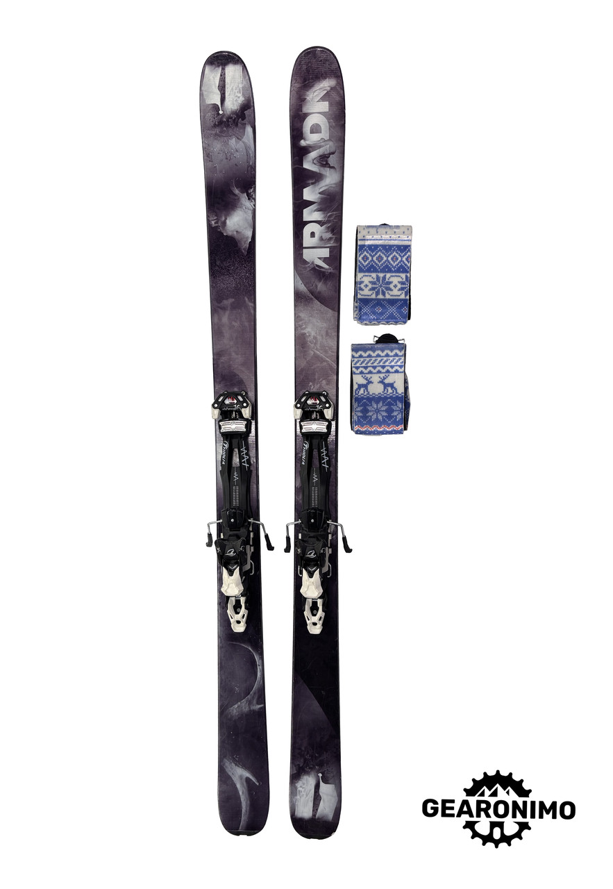Armada Invictus 108 TI ski With Tyrola Adrenaline Frame Bindings and skins - 188cm
