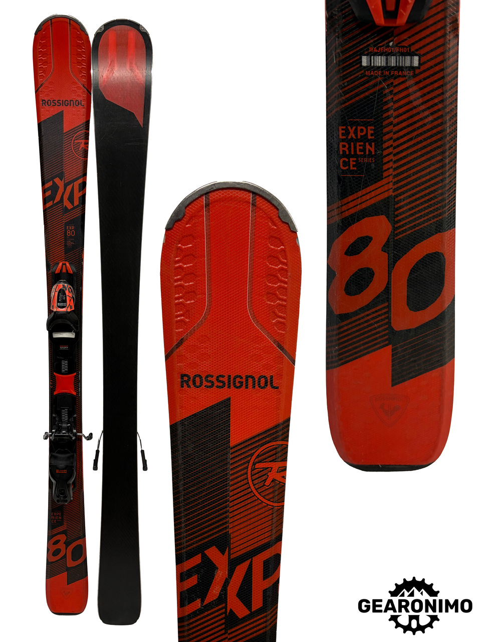 Rossignol EXP 80 Carbon Skis With Look Xpress 11 Grip Walk Bindings (Multiple Sizes)