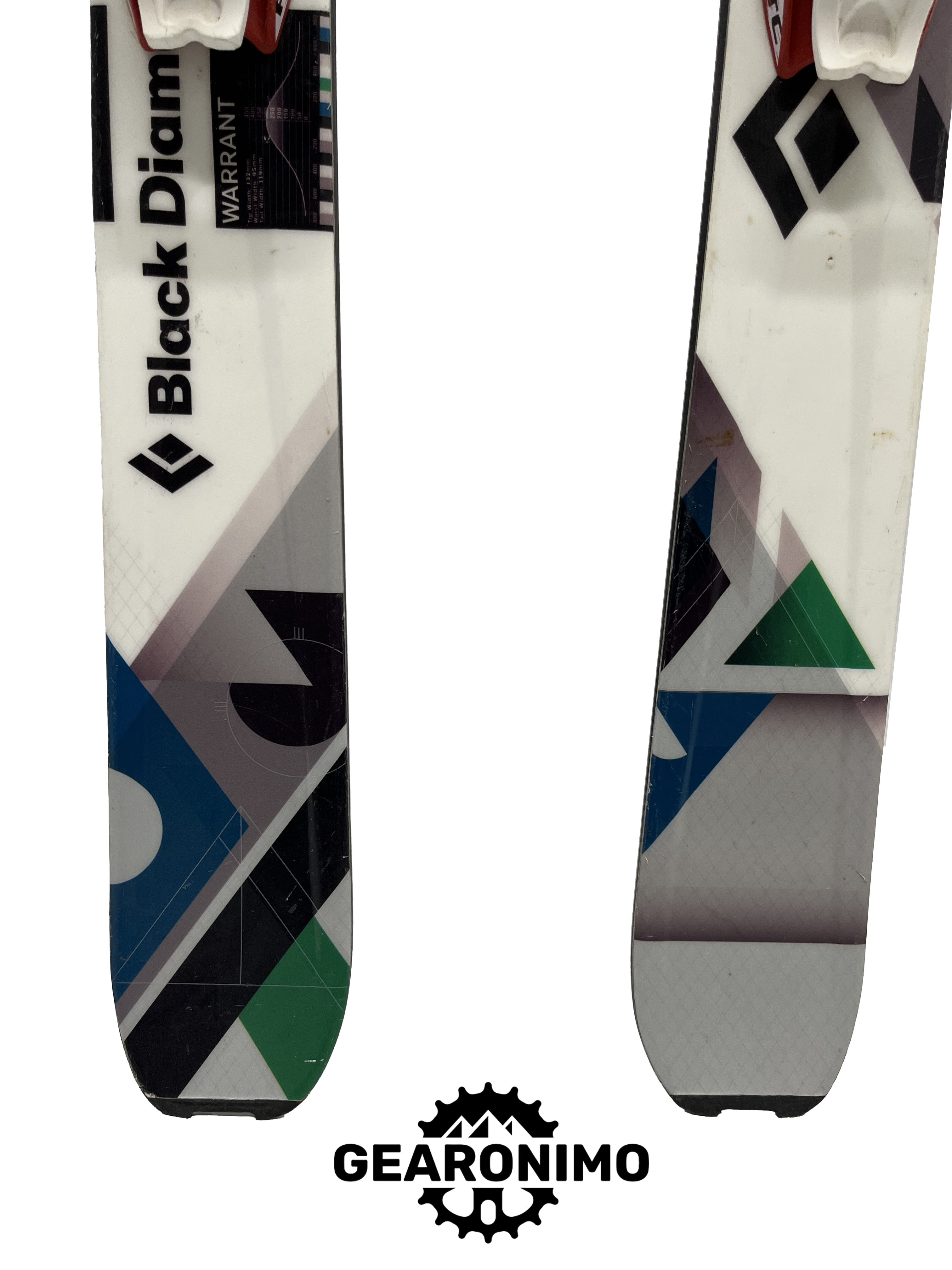 Black Diamond Warrant 95 With Fritschi Diamir Freeride Pro Bindings -188cm