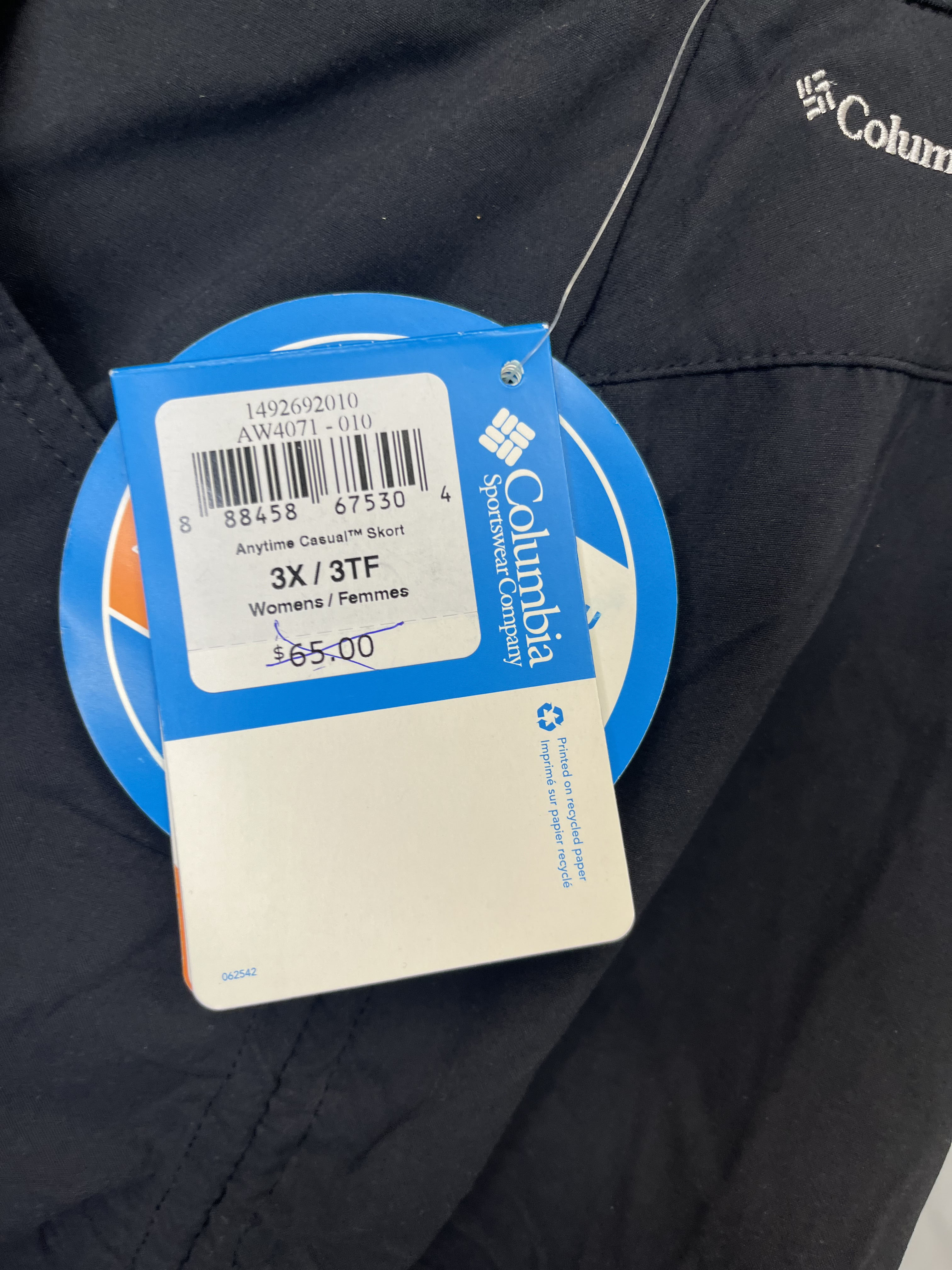 Columbia Anytime Skort - Wmn 3XL