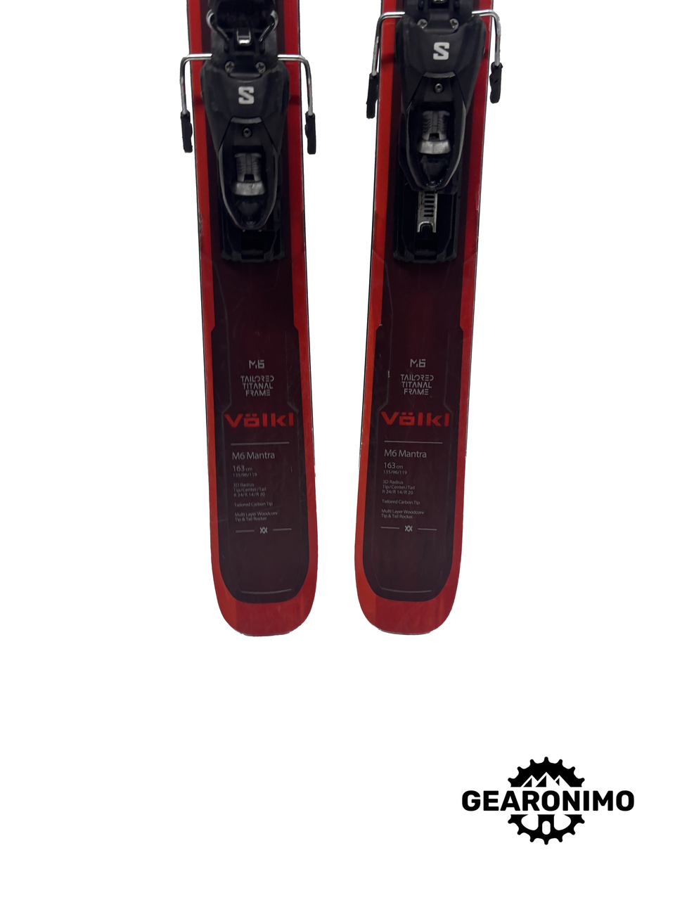 Volkl M6 Mantra  96 w/ Salomon M11 Bindings -  163cm