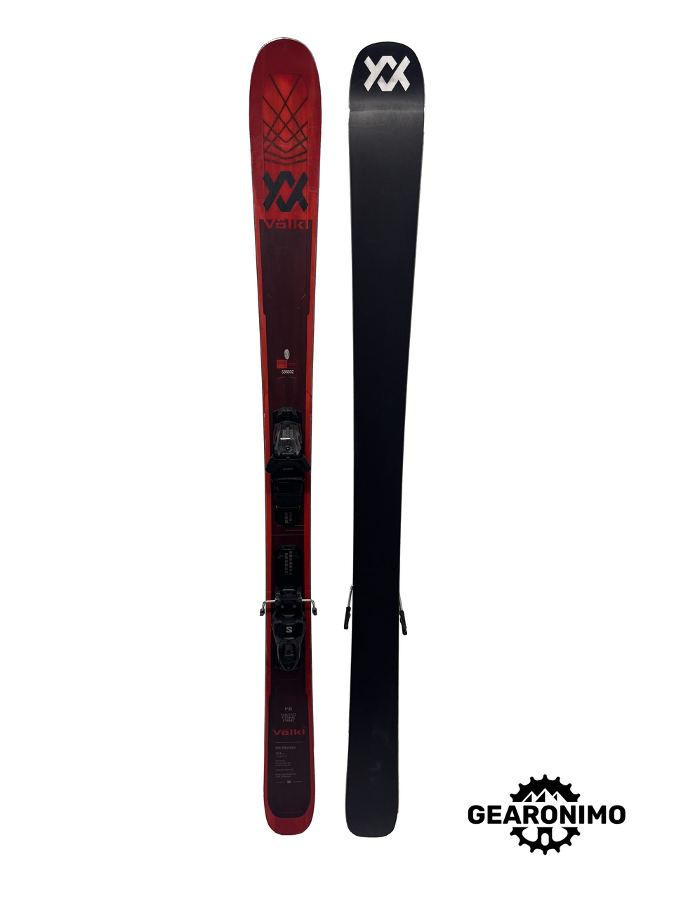 Volkl M6 Mantra  96 w/ Salomon M11 Bindings -  163cm