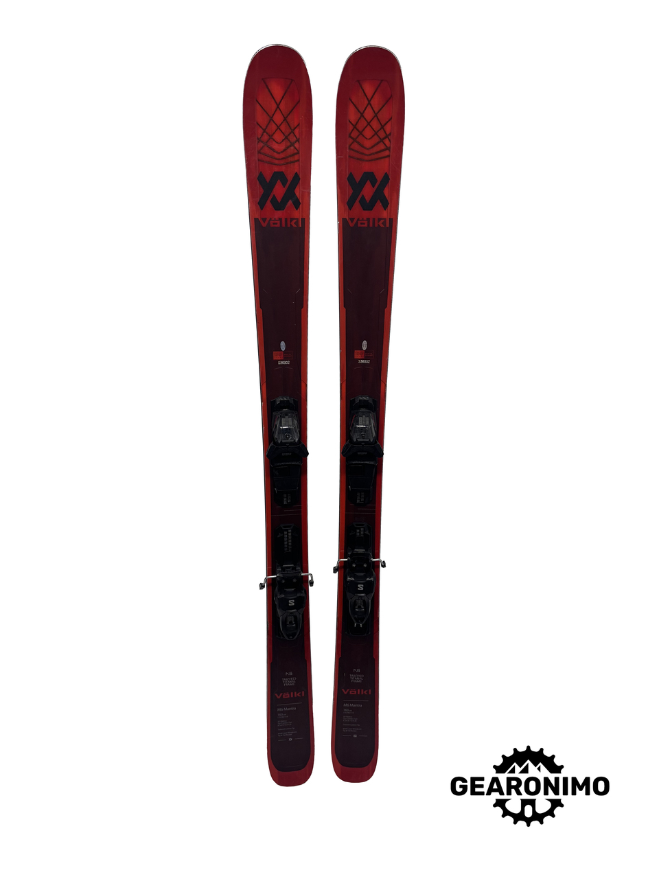 Volkl M6 Mantra  96 w/ Salomon M11 Bindings -  163cm
