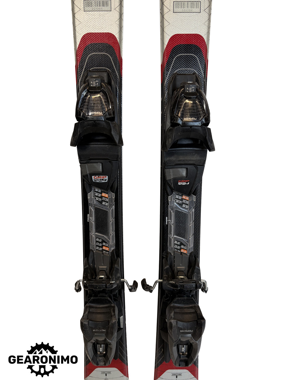 K2 AMP Strike 75 Skis with Marker M2 10 Bindings  - Multiple Sizes available