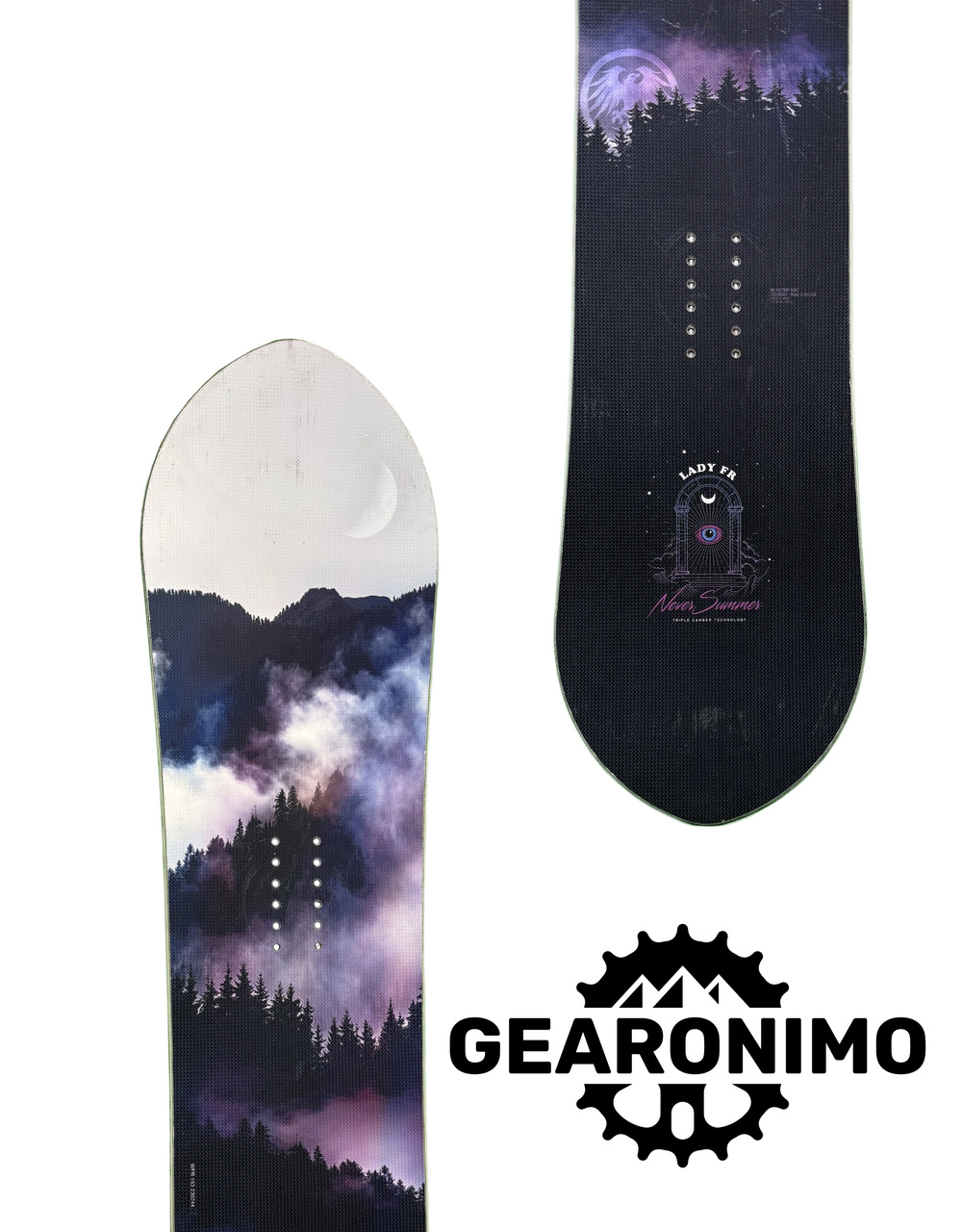Never Summer Lady Freeride Snowboard - 153cm