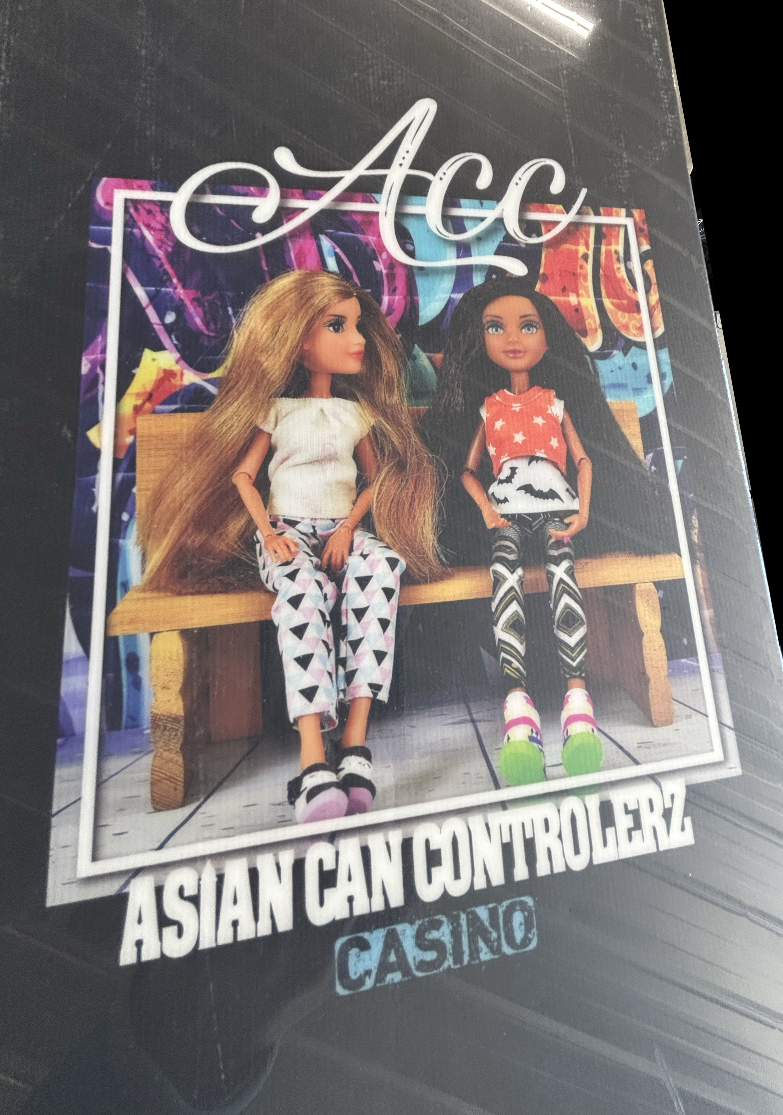Asian Can Controlerz Casino Barbie Snowboard  -153cm