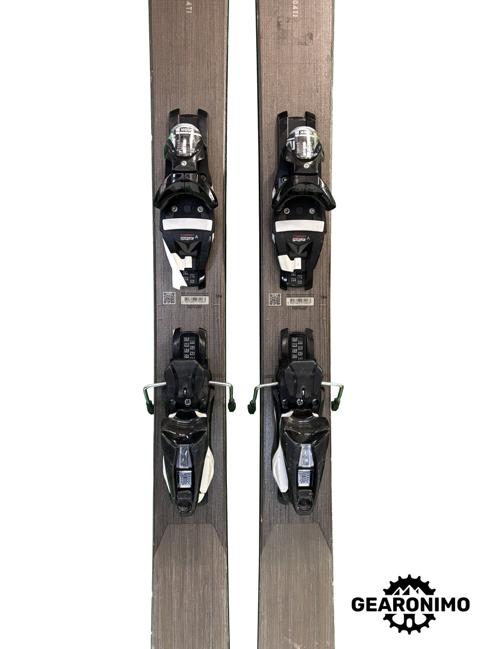 Rossignol Sender 104 Ti Skis with Look NX12 Bindings - 186cm