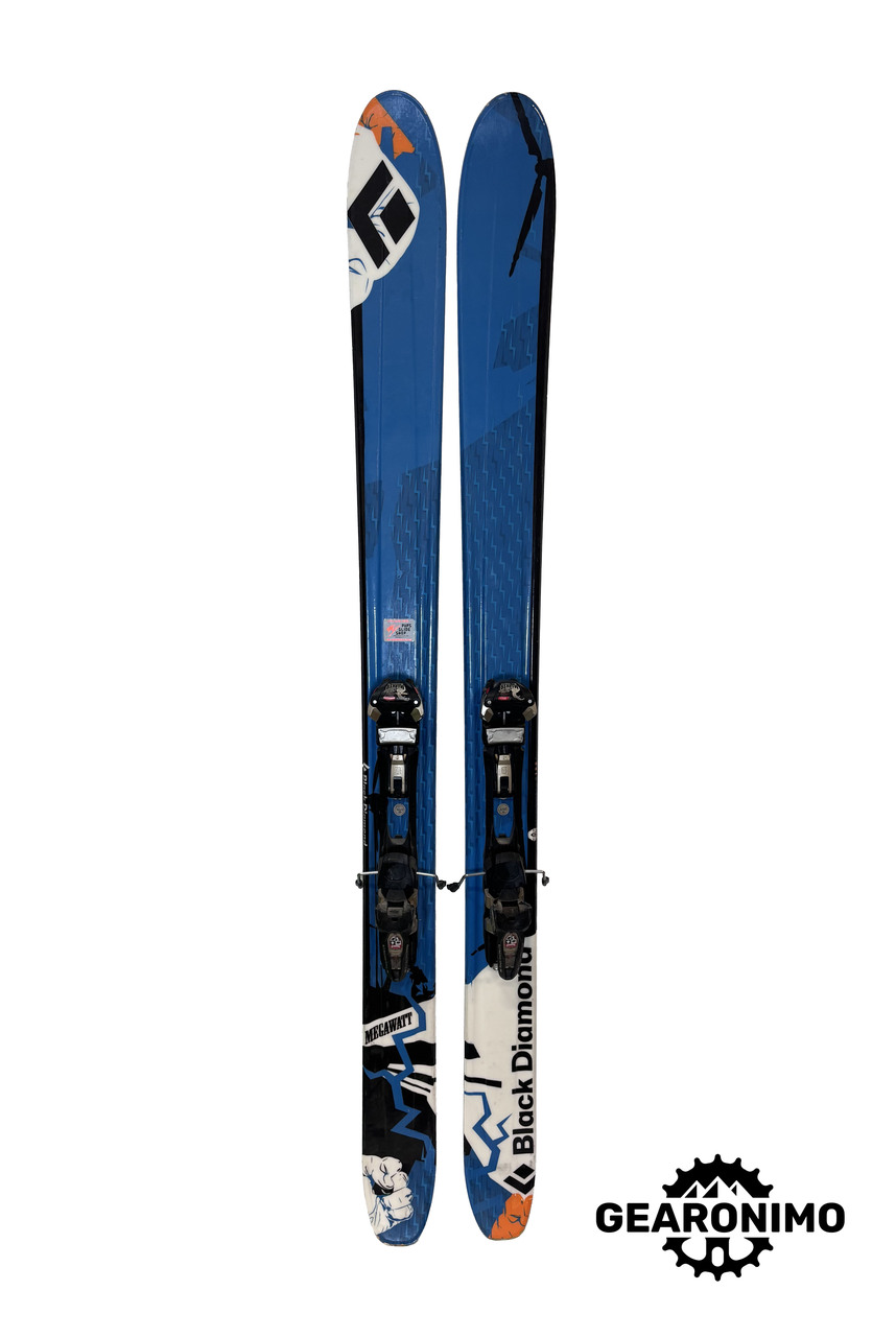 Black Diamond Megawatt 125 Skis with Marker Duke 16 Frame Bindings - 188cm