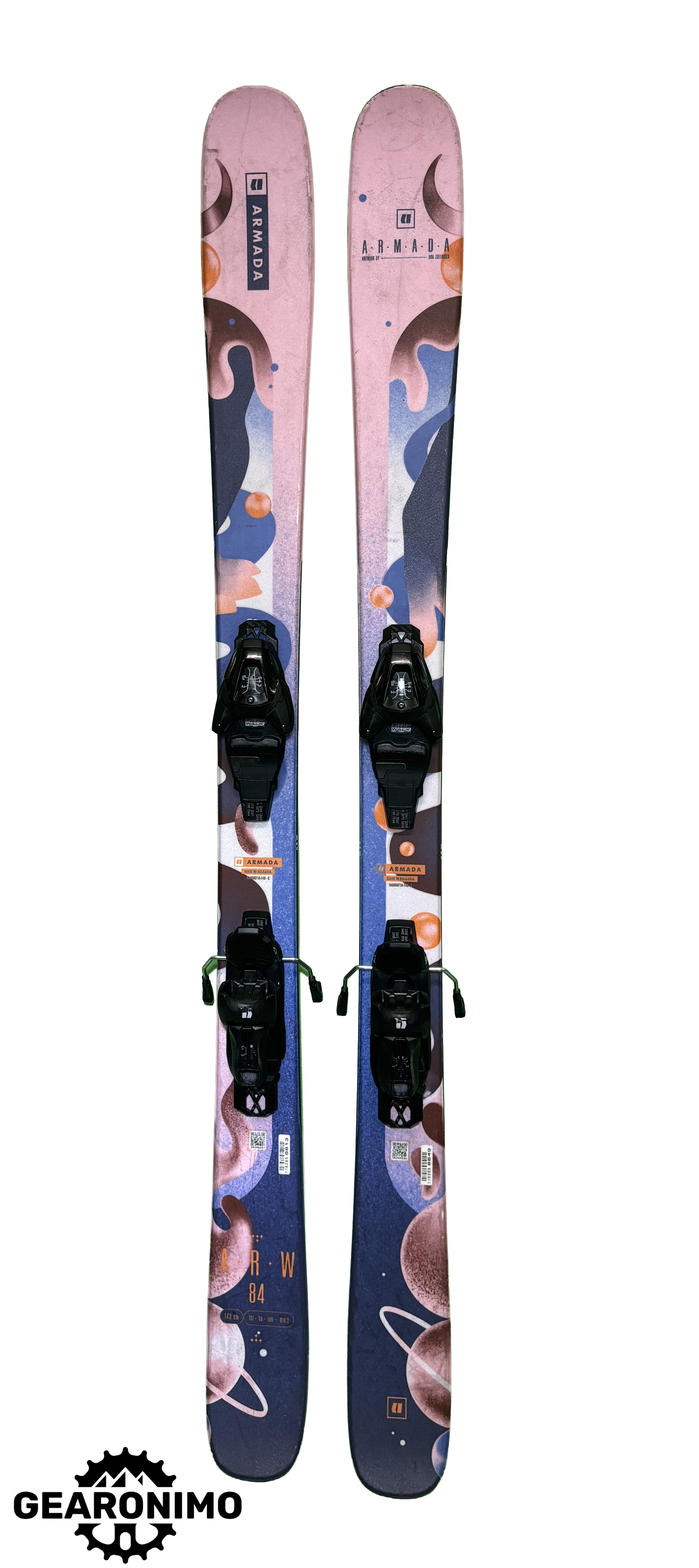 2025 Armada ARW 84 Skis With Armada 5.5 Child Bindings - 143cm (B)