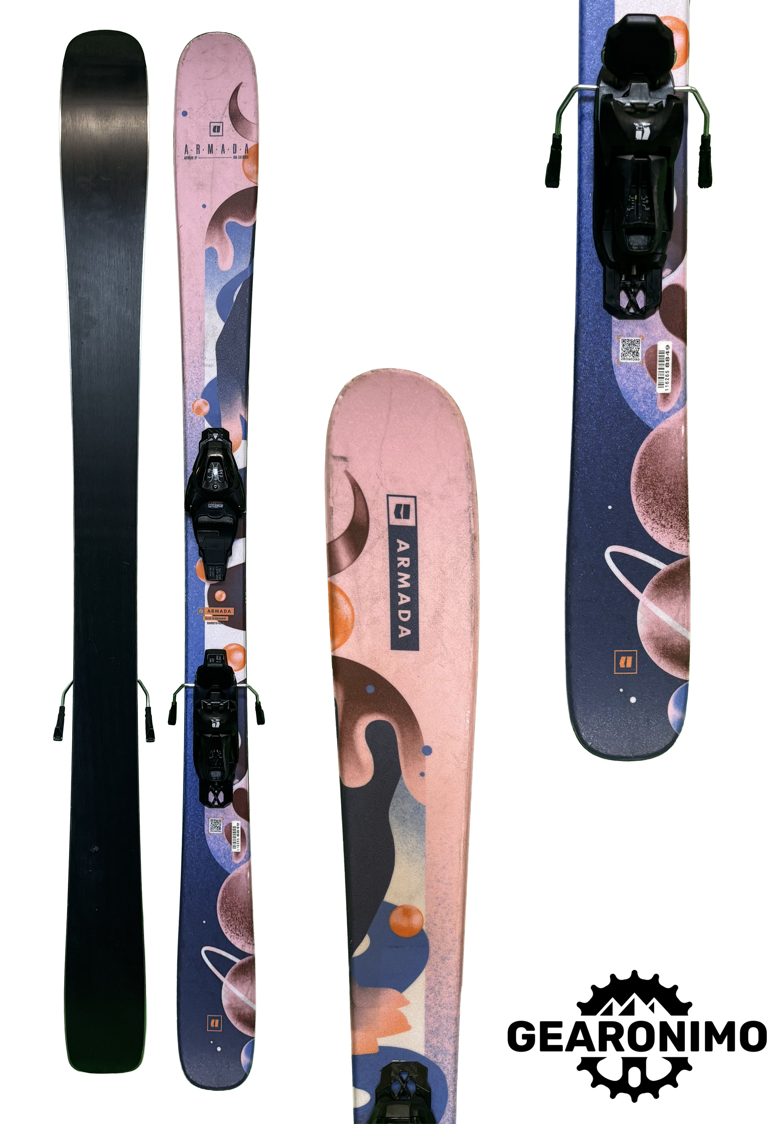 2025 Armada ARW 84 Skis With Armada 5.5 Child Bindings - 143cm (B)
