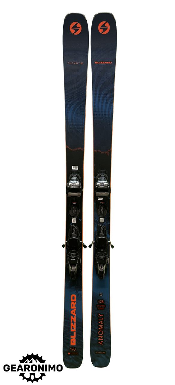 2025 Blizzard Anomaly 88 Skis With Marker TCX 11 Bindings - 176cm